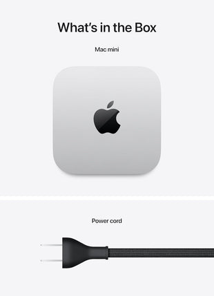 Apple 2024 Mac mini Desktop Computer with M4 chip with 10‐core CPU and 10‐core GPU: Built for Apple Intelligence, 16GB Unified Memory, 256GB SSD Storage, Gigabit Ethernet. Works with iPhone/iPad