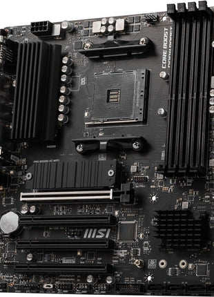 MSI PRO B550M-VC WiFi ProSeries Motherboard (AMD Ryzen 5000 Series, AM4, DDR4, PCIe 4.0, SATA 6Gb/s, M.2, USB 3.2 Gen 2, HDMI/DP, Wi-Fi 6E, Bluetooth 5.2, mATX)
