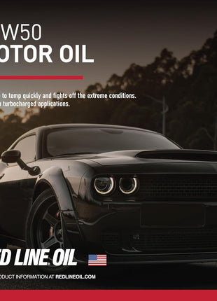 Red Line 12504 SAE 20W50 Fully Synthetic Motor Oil - 1 Quart