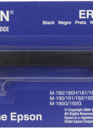 Genuine Epson (ERC-22B) Black Ribbon Cartridge For: M-180, M-181, M-183, M-185 ERC-22B