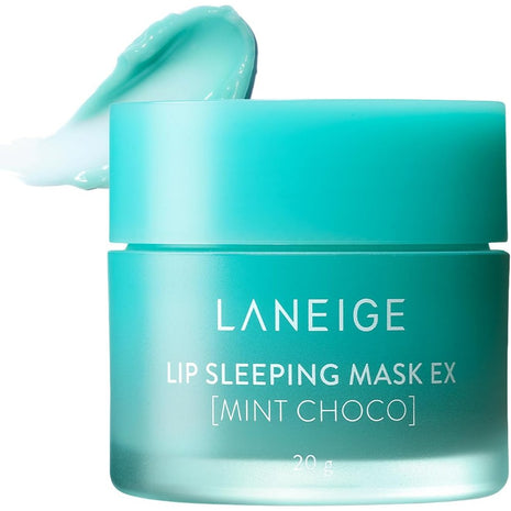 Lanage Lip Sleeping Mask, Mint Chocolate, 0.7 oz (20 g), Lip Balm, Moisturizing Korea