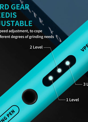 Engraving Pen by VPETLITM, Ultimate Cordless Portable Tool for Artists & DIYers - Engrave 50+ Surfaces - Beginner Friendly - Rechargeable - Free 30 Bits & Mastery Guide & Stencils