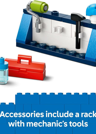 LEGO City No Limits: Race Car Ramp Track Toy - Building Toy for Kids, Boys and Girls, Ages 6+ - Soap Box Car Ramp for Racing with 2 Cars, 4 Minifigures, and Buildable - Gift Idea - 60460