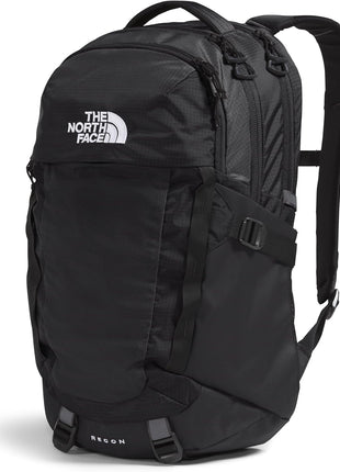 The North Face Recon Everyday Laptop Backpack, Blk/Blk-NPF, One Size | Daypack, Water Repellent, Laptop Sleeve, 2 Water Bottle Pockets
