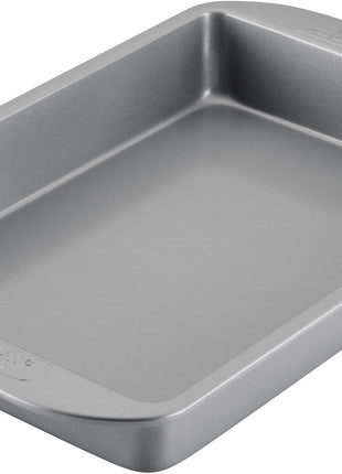 Farberware Nonstick Bakeware Baking Pan / Nonstick Cake Pan, Rectangle   9 Inch x 13 Inch, Gray