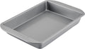 Farberware Nonstick Bakeware Baking Pan / Nonstick Cake Pan, Rectangle   9 Inch x 13 Inch, Gray