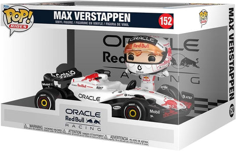 Funko Pop! Ride Super Deluxe: Red Bull - Max Verstappen | White, Red Bull Racing, Collectable Vinyl Figure, Gift Idea, Official Merchandise, Toys for Kids & Adults, Sports Fans