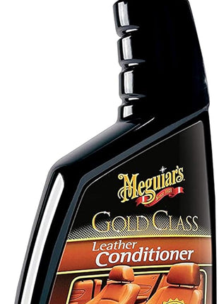 Meguiar's Gold Class Leather Conditioner Spray - Premium Car Leather Conditioner - Protect Your Car's Seats from Cracking, Fading and Drying Out - Keep It Looking and Feeling New, 16 Oz