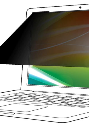 3M Bright Screen Privacy Filter for 12.5in Laptop, 16:9, BP125W9B