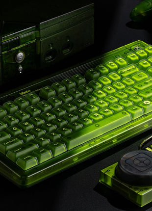 8BitDo Retro 87 Mechanical Keyboard with RGB Backlight, Bluetooth/2.4G/USB-C Hot Swappable Wireless Gaming Keyboard for Windows and Android - Xbox Edition (Officially Licensed)