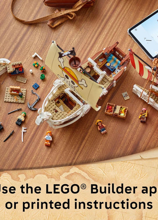 LEGO ONE PIECE The Going Merry Pirate Ship Building Blocks - Pretend Play Adventure Toy for Boys & Girls, 10+ - Straw Hat Crew Toy Figures & Playset for Anime Fans - Gift Idea for Birthdays - 75639
