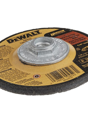 DEWALT Grinding Wheel, General Purpose for Metal, 4-1/2-Inch x 1/4-Inch x 5/8-Inch (DW4523)