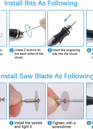 USB Rechargable Engraving Machines Pen with 35bits,Mini Electric Engraver Etching Machines Cordless Rotary Tools Engraved Jewelry Stone Metal Plastic Wood Resin Model
