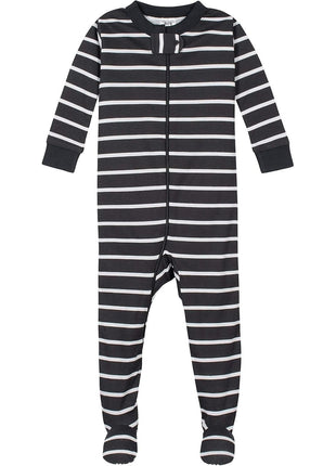 Gerber Baby Boys' 4-Pack Footed Pajamas, Dinosaurs Space Grey, 18 Months