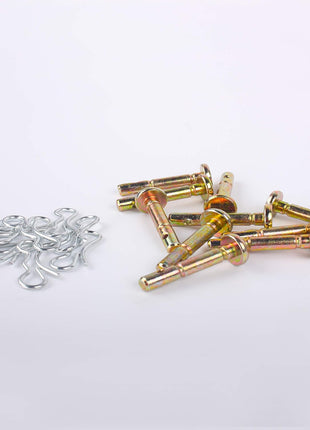 Shear Pins and Cotters Pins (10 Pairs) for 738-04124A Troy Bilt 714-04040 738-04124 Snowblowers Replacement
