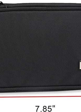 BUBM Double Compartment Storage Case Compatible with PS Vita and PSP, Protective Carrying bag, Portable Travel Organizer Case Compatible with PSV and Other Accessories, Black