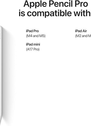 Apple Pencil Pro: Latest Model - Device Compatibility Check Required - Pixel-Perfect Precision, Tilt and Pressure Sensitivity, Perfect for Note-Taking, Drawing, and Art. Charges and Pairs Magnetically