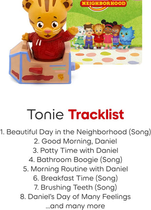 Tonies Daniel the Tiger Audio Toy Figurine from Daniel Tiger's Neighborhood