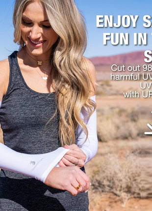 SportsTrail Cooling Arm Sleeves for Men & Women – Breathable, UV Sun Protection, Sports Arm Sleeves for Women, Men & Youth