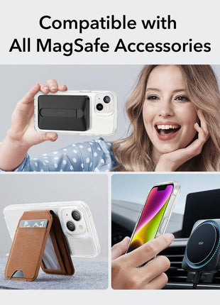 ESR for iPhone 14/13 Case for MagSafe, Anti-Yellowing, Clear | Ultra Slim, 3X Military-Grade Drop Protection, Magnetic Phone Case, Impact Absorbing, Resists Scratches