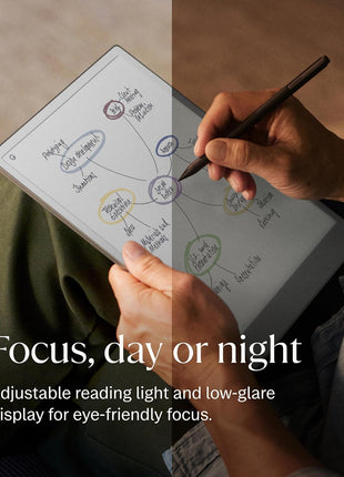 reMarkable Paper Pro with Marker Plus | 11.8" paper tablet with color display and reading light, e ink digital notebook for better thinking, writing, and reading