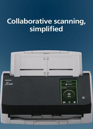 RICOH fi-8040 Fast Front Office & Desktop Document, Receipt, ID Card Scanner with 50 Page Auto Feeder and PC-Less DirectScan Network Scanning Capability
