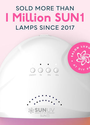 SUNUV UV LED Nail Lamp, Gel Light for Nail Polish UV Dryer with 3 Timers SUNone White