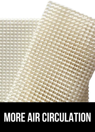 GORILLA GRIP Strong Rug Pad Gripper, US Designed, Grips Keep Area Rugs Safe and in Place, Thick, Slip and Skid Resistant Pads for Hard Floors, Under Carpet Mat Cushion and Hardwood Protection 2x3 FT