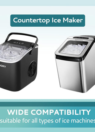 EUHOMY Ice Maker Cleaner & Descaler | 4 Use & Individually Packed | Ice Machine Cleaner with Organic Citric Acid Descaling Powder, Ideal for All Brands