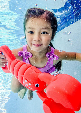 Melissa & Doug Sunny Patch Louie Lobster Claw Catcher - Grab-and-Squeeze Pool Toy