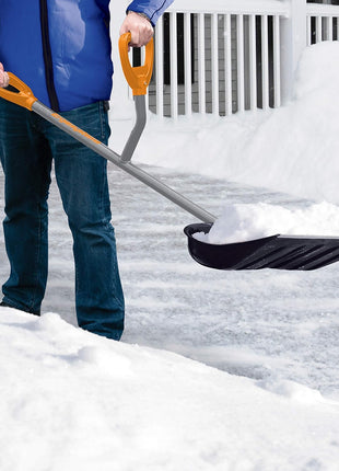 ErgieShovel ERG-BWRK16 Strain Reducing Steel Impact Resistant Bow Rake, Snow Shovel