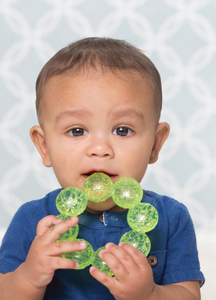Infantino Water Teethers, Cooling & Massaging Relief, Lime/Blue, 3-Pack