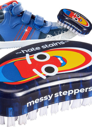 Miss Mouth's Messy Steppers Shoe Cleaner - 4oz Spray Ready To Use Sneaker Cleaner for Rubber, Canvas, Leather to Remove Dirt, Grass, Scuffs from makers of Miss Mouth's Messy Eater Stain Treater