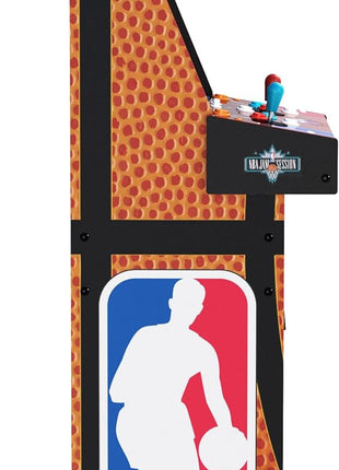 ARCADE1UP NBA Jam Deluxe 2-Player Control Panel Arcade Machine, Built for Your Home, 5 Foot Tall Cabinet with 3 Classic Games