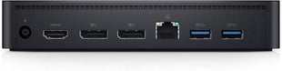 Dell Universal Dock - D6000S, Equipped with USB-C/USB-A PowerShare Options, Connect Upto Three 4K Displays, LED Indicator, Black