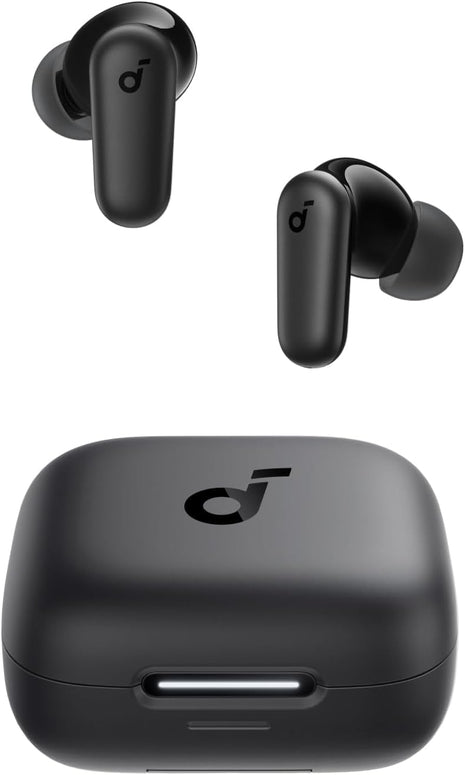 Soundcore P30i by Anker Noise Cancelling Earbuds, Hands-Free Viewing | Strong and Smart Noise Cancelling, Powerful Bass, 45H Playtime, 2-in-1 Case and Phone Stand, IP54, Bluetooth 5.4
