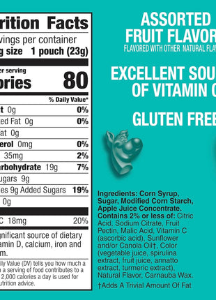 Scooby Doo Fruit Flavored Snacks, Gluten Free, Kids Snacks, Value Pack, 22 Ct, 17.6 oz