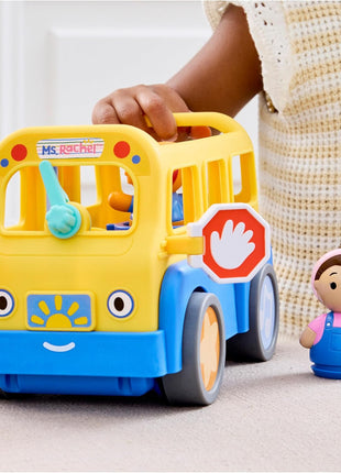 Ms. Rachel My First Learning School Bus Toy with 2 Figures & Sounds | Interactive School Bus With Two Figures, Plays Music And Sounds, Working Wheels, Toddler Toys For Girls And Boys Ages 1-3+