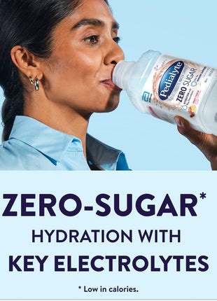 Pedialyte Electrolyte Water with Zero Sugar, Fruit Punch Hydration Drink