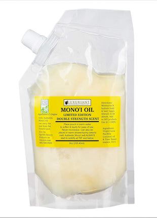 Mono'i de Tahiti'- Double Tiare' Scent-100% Natural-LIMITED EDITION-8 ounce