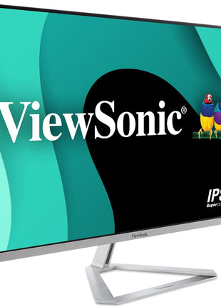 ViewSonic VX3276-MHD 32 Inch 1080p Widescreen IPS Monitor with Ultra-Thin Bezels, Screen Split Capability HDMI and DisplayPort