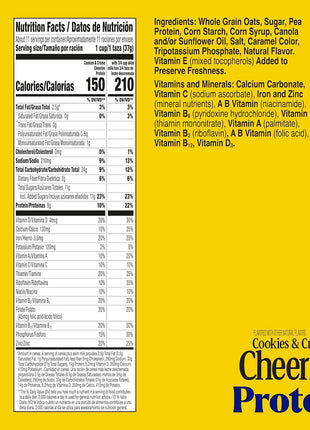 Cheerios Protein Cereal, Cookies and Crème, 8g Protein, Family Size, 15 oz