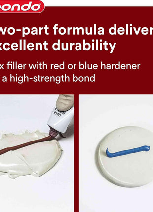 bondo Glazing and Spot Putty, Fills Pinholes, Scratches, Minor Dings & Hairline Cracks, 16 oz, 1 Tube