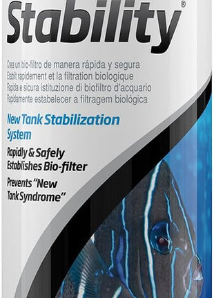 Seachem Stability Fish Tank Stabilizer - For Freshwater and Marine Aquariums, 16.9 Fl Oz (Pack of 1)