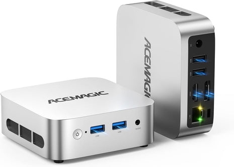 ACEMAGIC Mini PC Computers 11 Pro, Twin Lake N150 (Beat N97/N95) 16GB DDR4 RAM 256GB M.2 SSD up to 3.6 GHz, Small PC Desktop Computers Support Dual 4K, WiFi, BT, Ethernet, Micro PC for Business Home