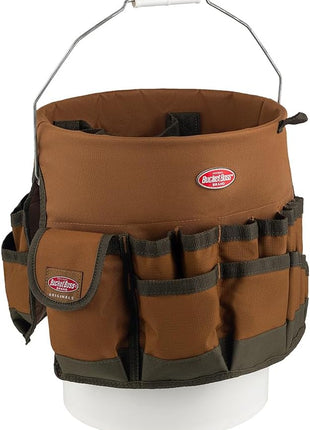Bucket Boss The Bucketeer Bucket Tool Organizer in Brown, 10030