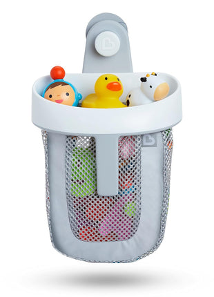 Munchkin® Super ScoopTM Hanging Bath Toy Storage with Quick Drying Mesh, Grey