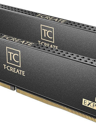 TEAMGROUP T-Create Expert CL34 Overclocking 10L DDR5 64GB Kit (2 x 32GB) 6000MHz (PC5-48000) Intel XMP 3.0 & AMD EXPO Compatible Desktop Memory Module Ram - CTCED564G6000HC34BDC01
