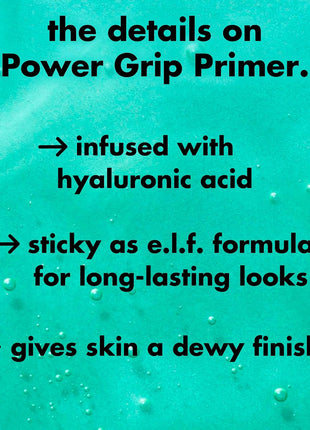 e.l.f. Power Grip Primer, Gripping & Hydrating Gel Primer, 0.811 Fl Oz