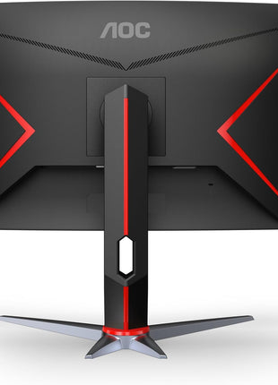 AOC C27G2Z 27 inch Curved Frameless Ultra-Fast Gaming Monitor, FHD 1080p, 0.5ms 240Hz, FreeSync, 2 x HDMI 2.0, 1 x Display Port, Height Adjustable, Xbox PS5 Switch Ready, 3-Year Zero-Bright-Dot